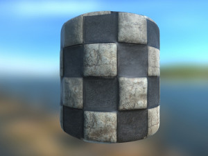 pbr-materials soviet tile in 2k photo textures CG テクスチャ