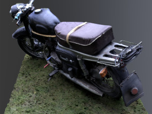 soviet motorbike minsk raw scan Modelo 3D