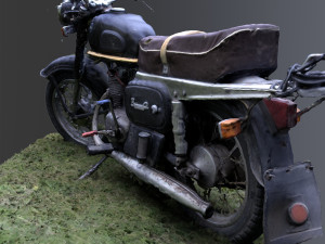 soviet motorbike minsk raw scan Modelo 3D