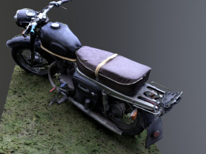 soviet motorbike minsk raw scan Modelo 3D