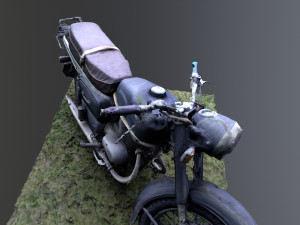 soviet motorbike minsk raw scan Modelo 3D