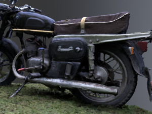 soviet motorbike minsk raw scan Modelo 3D