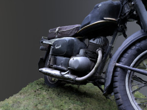 soviet motorbike minsk raw scan Modelo 3D