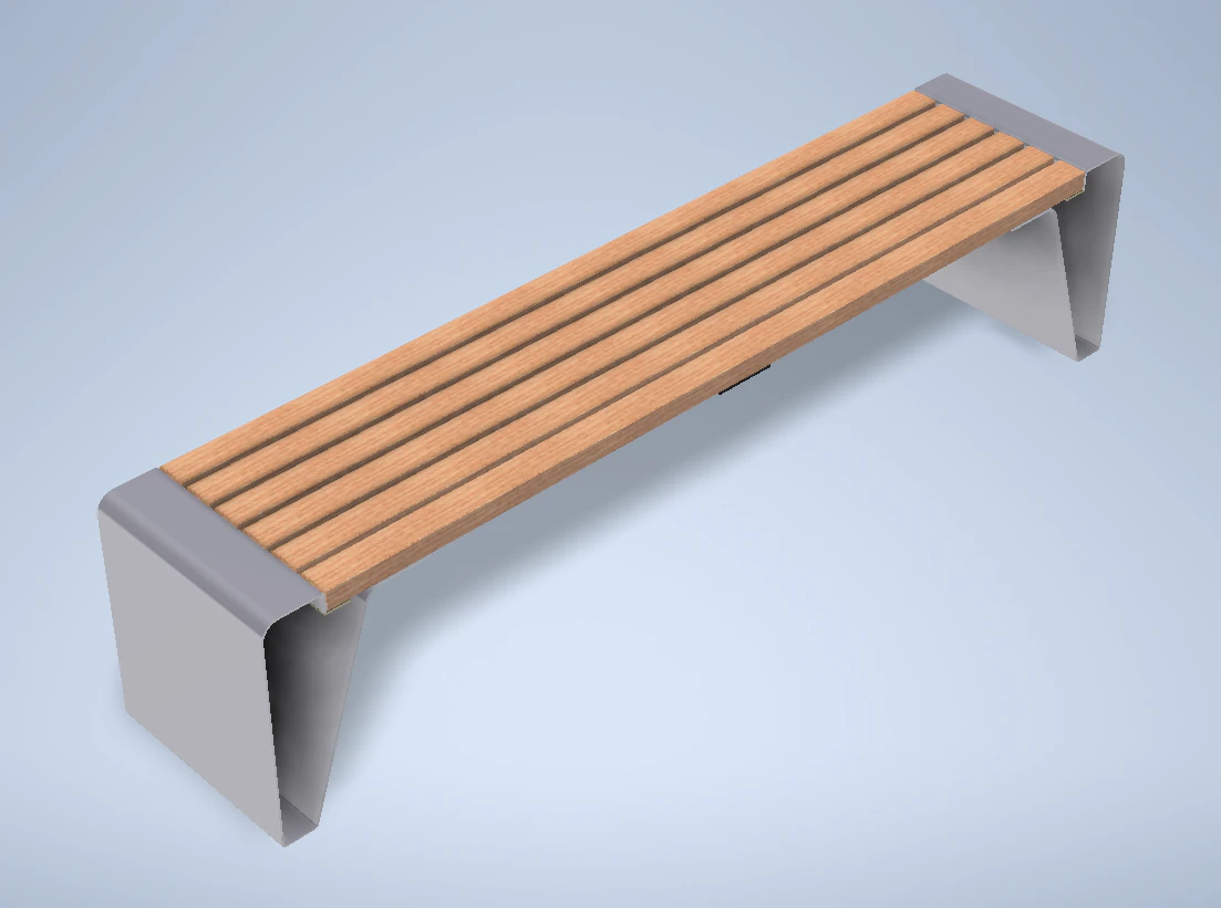 banco 1 Modelo 3D .c4d .max .obj .3ds .fbx .stl .blend 