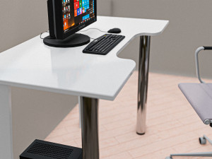 computer desk - sokol-t kst-18 Modelo 3D