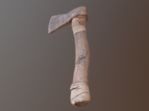 an old worn-out axe 3D Model