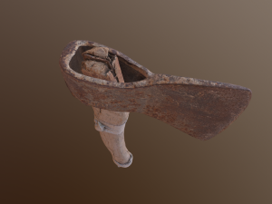 an old worn-out axe 3D Model