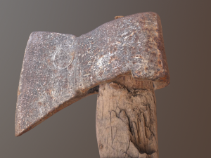 an old worn-out axe 3D Model