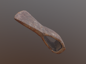 an old worn-out axe 3D Model