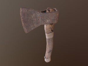 an old worn-out axe 3D Model