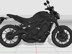 Yamaha mt-09 3D Print Model