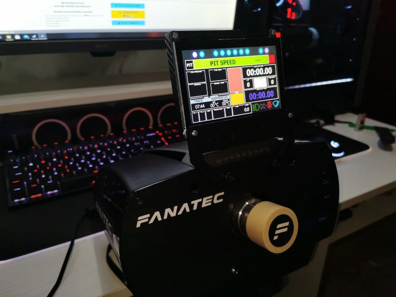 supporto dashboard fanatec csl elit 3D Print Model .c4d .max .obj .3ds .fbx .stl .blend 