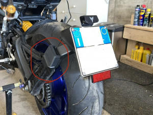 License plate cover YAMAHA MT 09 3D Baskı Modeli
