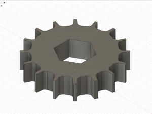 Seeding shaft gear F APV PS 300 3D प्रिंट मॉडल