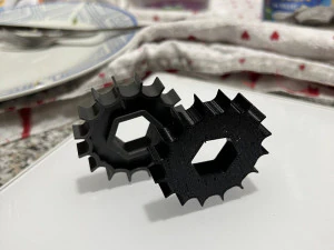 Seeding shaft gear F APV PS 300 3D Print Model