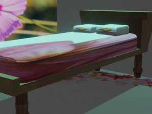 3d design of bed Modelo 3D