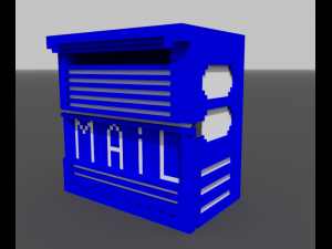 mailbox 3D-Modell