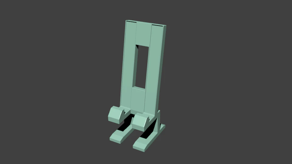 base for smartphone 3D Print Model .c4d .max .obj .3ds .fbx .stl .blend 