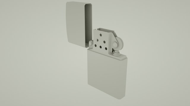 lighter 3D Model .c4d .max .obj .3ds .fbx .stl .blend 