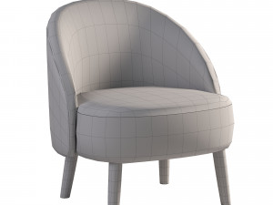 chair ginger by tirolo 3D Model