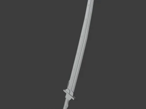 lowpoly 3d cybersword 3D Model