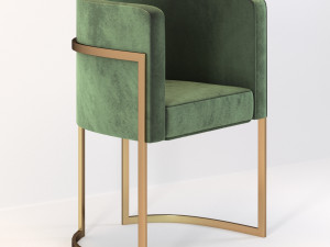 art deco chair 3D Model