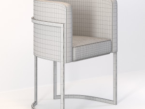 art deco chair 3D Model