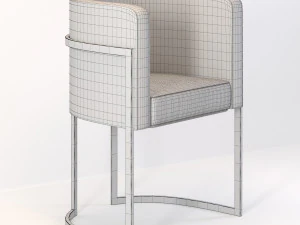 art deco chair 3D Model