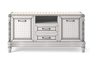 lassical dresser 3D मॉडल