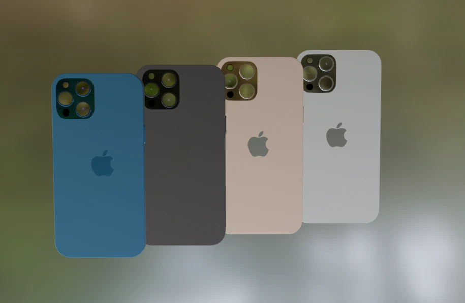 iphone 12 pro max 3D Model .c4d .max .obj .3ds .fbx .stl .blend 