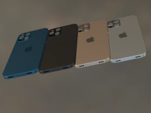 iphone 12 pro max 3D Model