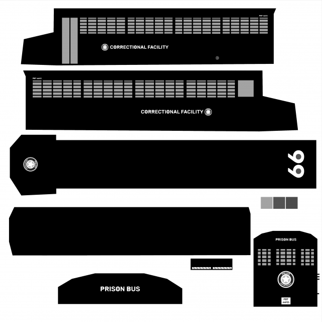 Police BUS LowPoly Rigged 3D Model in Bus 3DExport