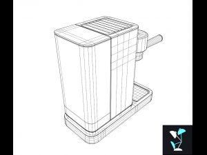 Espresso Coffee Maker - Lumero WMF 3D मॉडल