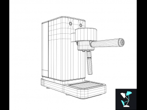 Espresso Coffee Maker - Lumero WMF 3D मॉडल