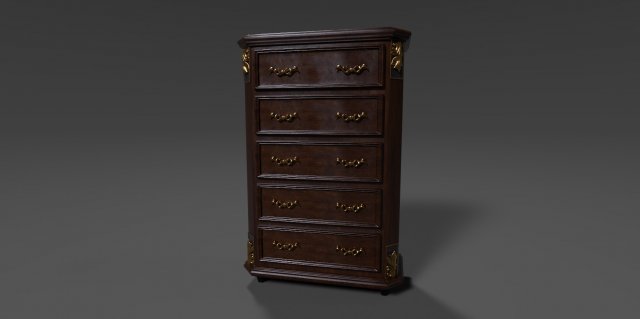 shelf Model 3D .c4d .max .obj .3ds .fbx .stl .blend 