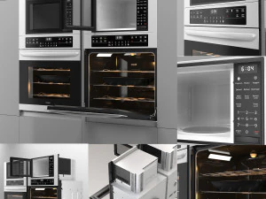 Frigidaire aappliance microwave and oven 3D Model