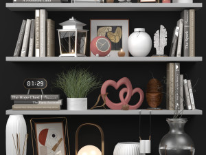 Set of decor 01 3D Model