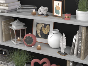 Set of decor 01 3D Модель