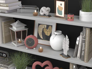 Set of decor 01 3D Model