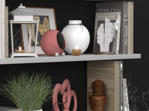 Set of decor 01 3D Модель