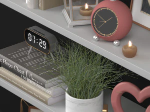 Set of decor 01 3D Model