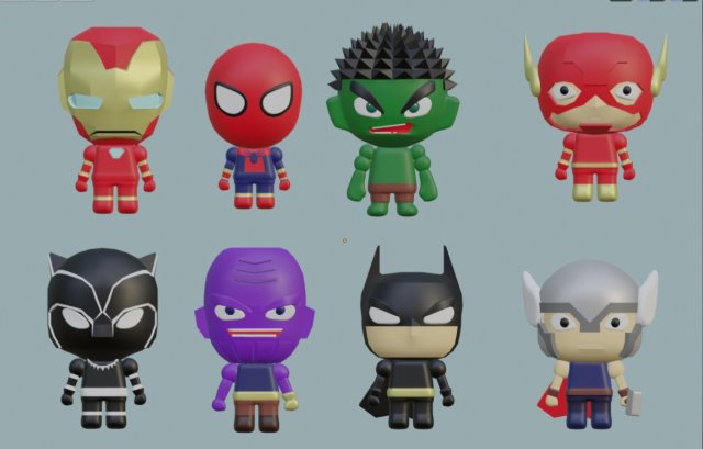 charity figurines 3Dモデル .c4d .max .obj .3ds .fbx .stl .blend