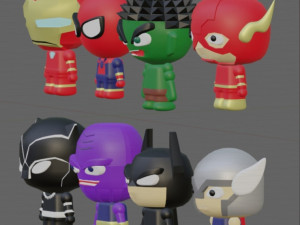 charity figurines 3Dモデル