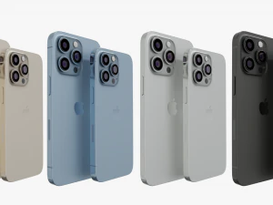 iphone 13 pro max and pro 3D Model