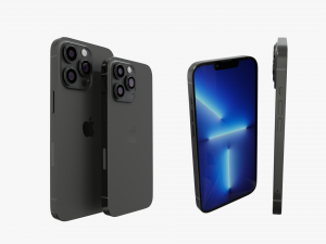 iphone 13 pro max and pro 3D मॉडल
