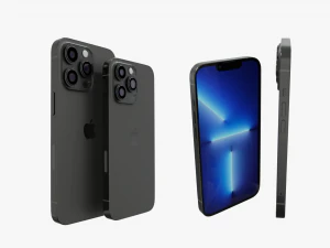 iphone 13 pro max and pro 3D Model