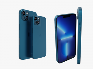 3d iphone 13 and mini Model 3D