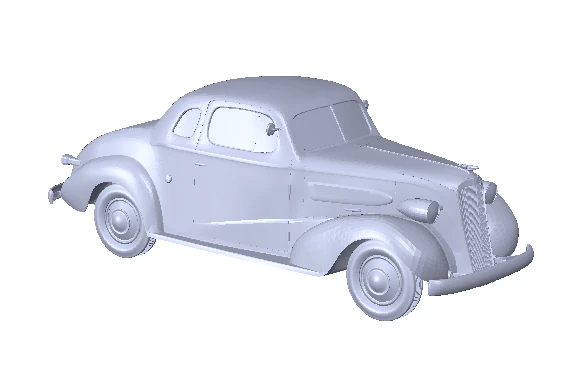 Chevy 1937 3D Print Model .c4d .max .obj .3ds .fbx .stl .blend 