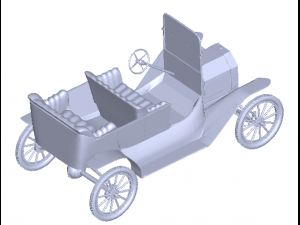 Old car Modello di stampa 3D