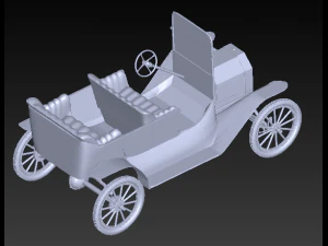 Carro velho Modelo de Impressão 3D